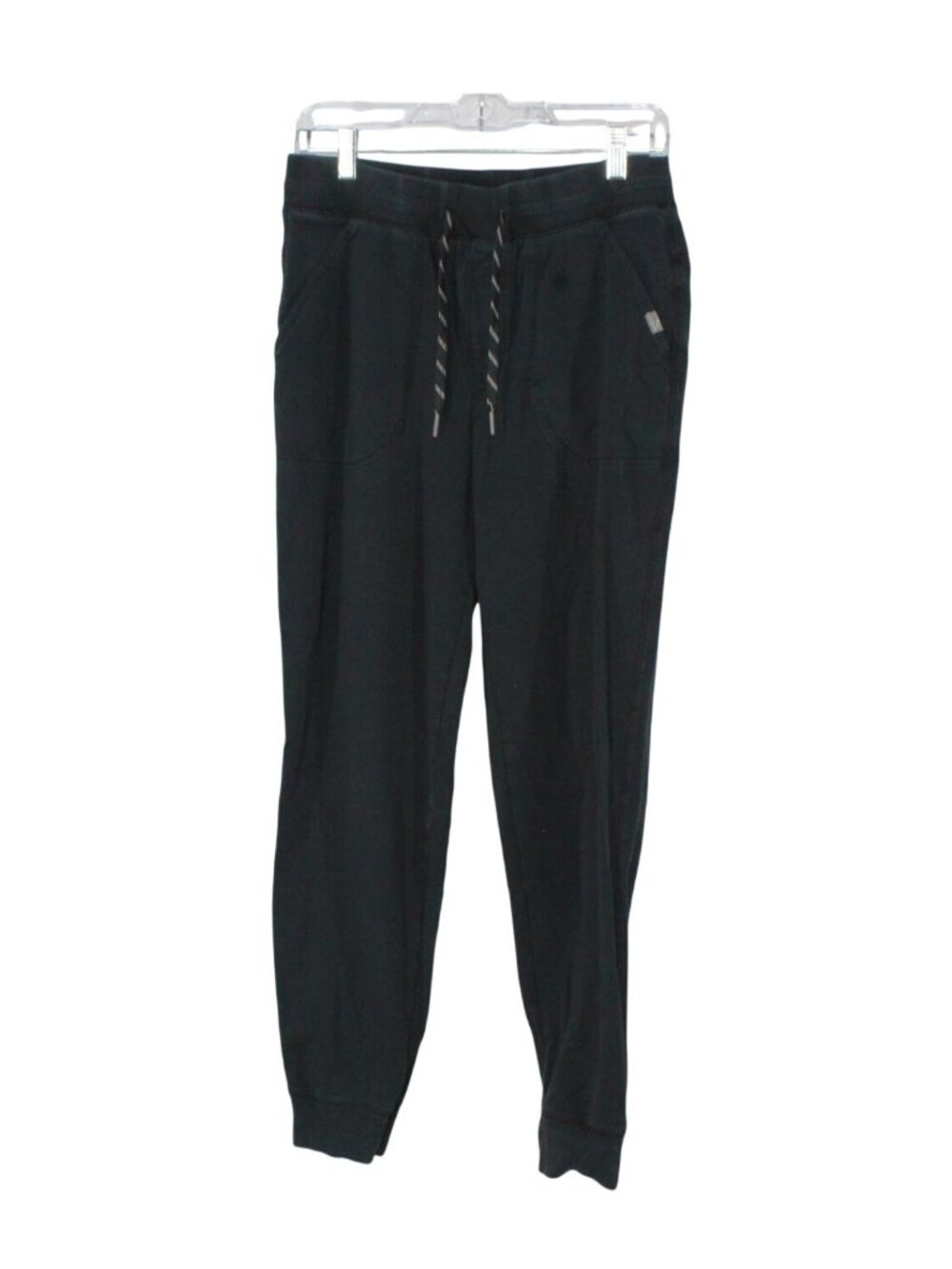 LL Bean Comfort Camp Sweatpants Black Active Workout Outdoor Size Small 32"